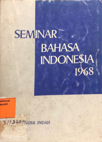Seminar Bahasa Indonesa 1968