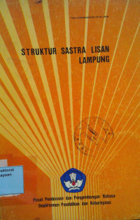 Struktur Sastra Lisan Lampung