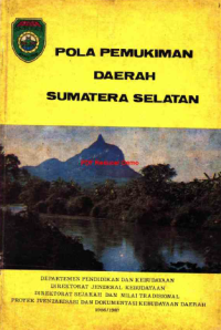 Pola Pemukiman Daerah Sumatera Selatan