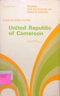 Cultural Policy in the United Republic of Cameroon