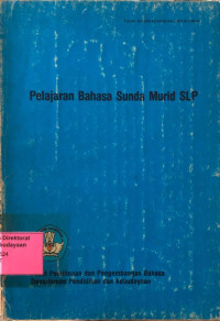 Pelajaran Bahasa Sunda Murid SLP
