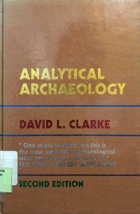 Analytical Archaeology Second Edition