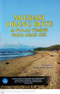 Migrasi Orang Rote di Pulau Timor pada Abad XIX