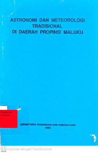 Astronomi dan Meteorologi Tradisional di Daerah Propinsi Maluku