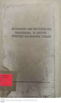 Astronomi dan meteorologi Tradisional di Daerah Propinsi Kalimantan Tengah