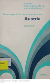 Some Aspects of Cultural Policies In Austria