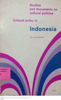 Cultural Policy In Indonesia