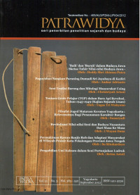 Patrawidya: Seri Penerbitan Penelitian Sejarah dan Budaya Vol. 15
