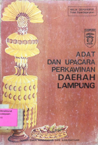 Adat Dan Upacara Perkawinan Daerah Lampung