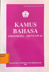 Kamus Bahasa Indonesia-Mentawai
