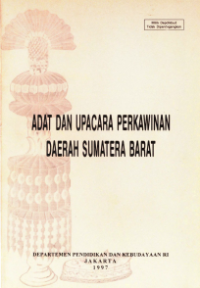 Adat Dan Upacara Perkawinan Daerah Sumatera Barat
