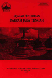 Sejarah Pendidikan Daerah Jawa Tengah