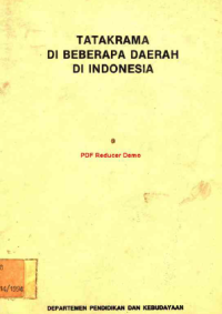 Tatakrama Di Beberapa Daerah Di Indonesia