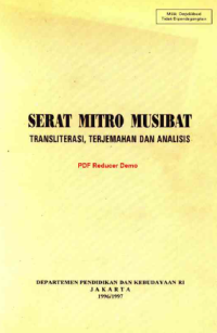 Serat Mitro Musibat: Transliterasi, Terjemahan dan Analisis