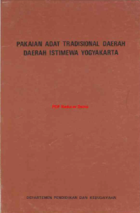 Pakaian Adat Tradisional Daerah Istimewa Yogyakarta