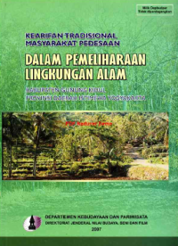 Kearifan Tradisional Masyarakat Pedesaan Dalam Pemeliharaan Lingkungan Alam Kabupaten Gunung Kidul Provinsi Daerah Istimewa Yogyakarta
