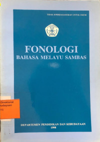 Fonologi Bahasa Melayu Sambas