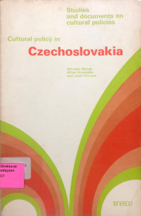 Cultural Policy in Czechoslovakia