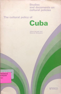The Cultural Policy of Cuba