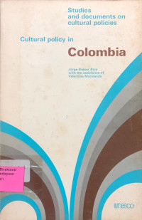 Cultural Policy in Colombia