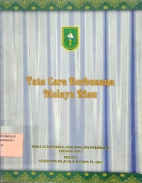 Tata Cara Berbusana Melayu Riau
