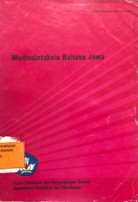 Morfosintaksis Bahasa Jawa