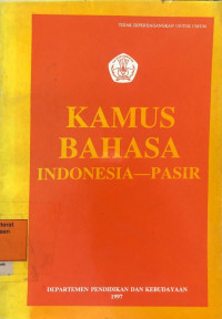 Kamus Bahasa Indonesia-Pasir