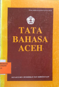 Tata Bahasa Aceh