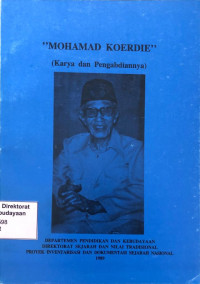 Mohamad Koerdie  ( Karya dan Pengabdiannya )