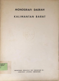 Monografi Daerah Kalimantan Barat