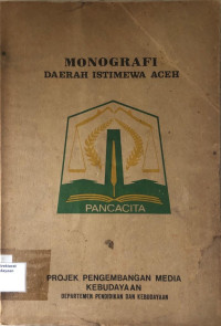 Monografi Daerah Istimewa Aceh
