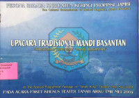 Upacara Tradisional Mandi Basantan = Traditional Ceremony 
