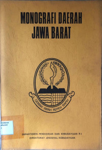 Monografi Daerah Jawa Barat