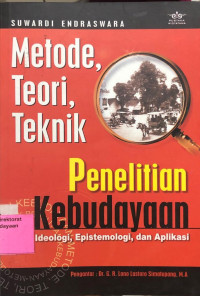 Metode, Teori, Teknik Penelitian Kebudayaan: Ideologi, Epistemologi, dan Aplikasi