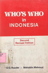 Who's Who in Indonesia