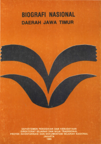 Biografi Nasional Daerah Jawa Timur