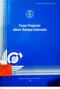 Frasa Preposisi dalam Bahasa Indonesia