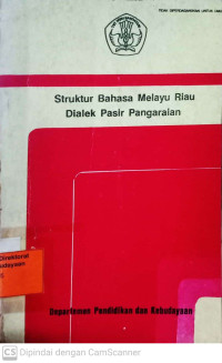 Struktur Bahasa Melayu Riau Dialek Pasir Pangaraian
