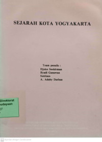 Sejarah Kota Yogyakarta