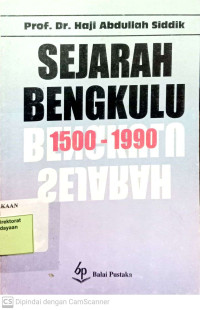 Sejarah Bengkulu 1500-1990