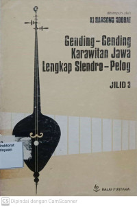 Gending-gending Karawitan Jawa Lengkap Slendro-pelog Jilid 3