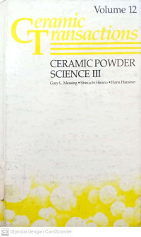 Ceramic Powder Science III