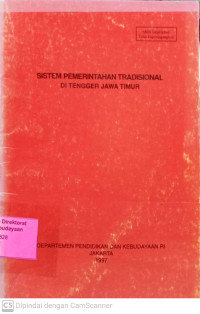 Sistem Pemerintahan Tradisional Di Tengger Jawa Timur