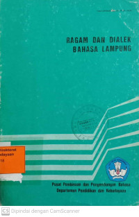 Ragam dan Dialek Bahasa Lampung
