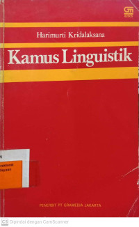 Kamus Linguistik