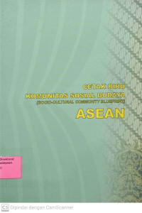 Cetak Biru Komunitas Sosial Budaya (Socio-cultural community blueprint) ASEAN