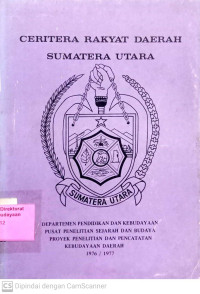 Ceritera Rakyat Daerah Sumatera Utara