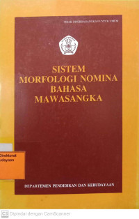 Sistem Morfologi Nomina Bahasa Mawasangka