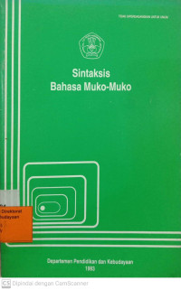 Sintaksis Bahasa Muko-Muko
