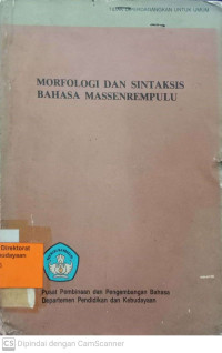 Morfologi dan Sintaksis Bahasa Massenrempulu